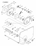 Chain Case LH Fender Diagram and Parts List for 25659BE  Snapper Lawn Tractor