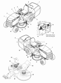 Decals Group Diagram and Parts List for RD18VG40 1694675 Snapper Lawn Tractor
