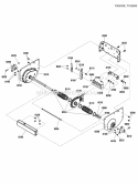 Mechanical Drive Assembly Rer Diagram and Parts List for RE100  Snapper Lawn Tractor