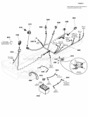 Electrical Group Diagram and Parts List for RE110  Snapper Lawn Tractor