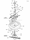 33 Deck Assembly Diagram and Parts List for RE130  Snapper Lawn Tractor