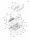 33 Deck Group Diagram and Parts List for RE210  Snapper Lawn Tractor