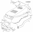 Part Location Diagram of 7019414 Snapper Bumper, Front