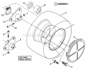 Wheels - Rear Diagram and Parts List for LT115D331B  Snapper Lawn Tractor