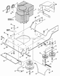 Part Location Diagram of 7019042YP Briggs and Stratton Belt guide