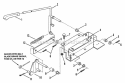 Blade Engagement Diagram and Parts List for ELT125G331KV  Snapper Lawn Tractor