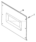 Transmission Support  Components (Rear Cover) Diagram and Parts List for ELT125G331KV  Snapper Lawn Tractor