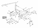 Blade Engagement Diagram and Parts List for LT12D331B  Snapper Lawn Tractor