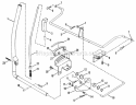 Implement Lift Parts Diagram and Parts List for ELT140H331KV 80397 Snapper Lawn Tractor
