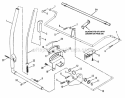 Implement Lift Parts Diagram and Parts List for LT160H482BV 80392 Snapper Lawn Tractor
