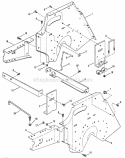 Transmission Support  Components (Part 1) Diagram and Parts List for LT160H482BV 80392 Snapper Lawn Tractor