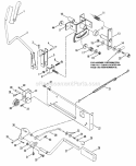 Part Location Diagram of 7041399YP Murray SHIFT LEVER
