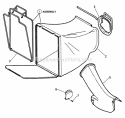 Accessory - Grass Bag Diagram and Parts List for 19307T-2  Snapper Lawn Mower