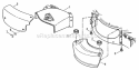 Part Location Diagram of 7053680YP Briggs and Stratton Assy side chute/adap
