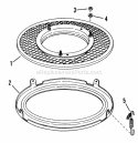Snapperizer Accessory Diagram and Parts List for 21509B  Snapper Lawn Mower
