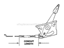 Throttle Controls - Series 7 Diagram and Parts List for 21357B  Snapper Lawn Mower