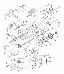 Drive System Self Propelled (Part I) Diagram and Parts List for DP21409B  Snapper Lawn Mower