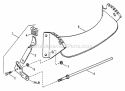 Front Wheel Bracket Diagram and Parts List for 21500 90S Snapper Lawn Mower