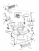Wheel Brackets  Latches (Self-Propelled) Diagram and Parts List for P216020KWV 7800557 Snapper Lawn Mower