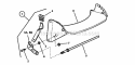 Front Wheel Bracket Diagram and Parts List for 216518B 80497 Snapper Lawn Mower