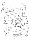 Wheel Brackets  Latches (Push) Diagram and Parts List for 2167520BFC 7800434 Snapper Lawn Mower