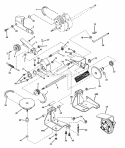 Drive System Self-Propelled Diagram and Parts List for P217019BVE 7800035 Snapper Lawn Mower