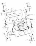 Wheel Brackets Latches (Push) Diagram and Parts List for 2167519B 7800031 Snapper Lawn Mower