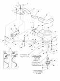 Engine  Electric Clutch Group - 13Hp Briggs  Stratton Models Diagram and Parts List for RT1330 1694615 Snapper Lawn Tractor