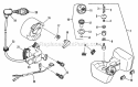 Rt2151 Fuel Tank And Rotor Diagram and Parts List for RT2151  Snapper Trimmer