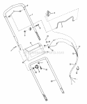 Rt2151 Handle Assembly Diagram and Parts List for RT2151  Snapper Trimmer