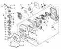 Rt2451 Carburetor And Primer Pump Diagram and Parts List for RT2451  Snapper Trimmer