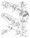 Rt2451 Clutch Assmy And Piston Assmy Diagram and Parts List for RT2451  Snapper Trimmer