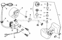 Rt2451 Fuel Tank And Rotor Diagram and Parts List for RT2451  Snapper Trimmer