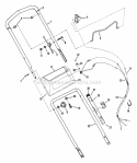 Rt4151 Handle Assembly Diagram and Parts List for RT4151  Snapper Trimmer