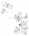 Rt4151 Primer Pump Filter And Fuel Tank Diagram and Parts List for RT4151  Snapper Trimmer