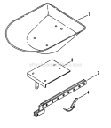 Garden Tool Kit (PN 60559 Hauling Tray Kit) Diagram and Parts List for RT5X 85027 Snapper Tiller
