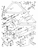 Handle  Controls 8 Hp Rt5X Diagram and Parts List for RT5X 85027 Snapper Tiller