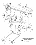 Deck Lift Group (3842) Diagram and Parts List for RZT20421BVE2 7800152 Snapper Lawn Tractor
