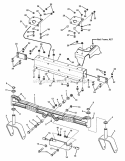 Front Axle Group Diagram and Parts List for RZT20421BVE2 7800152 Snapper Lawn Tractor
