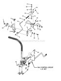 Park Brake Group Diagram and Parts List for RZT20421BVE2 7800152 Snapper Lawn Tractor