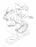Fender Group Diagram and Parts List for RZT21420 7800795 Snapper Lawn Tractor