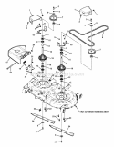 42 Deck Group Diagram and Parts List for RZT21420 7800795 Snapper Lawn Tractor
