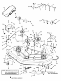 50 Deck Group (Final Assembly) Diagram and Parts List for RZT22500BVE2 7800011 Snapper Lawn Tractor