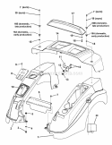 Part Location Diagram of 7300283YP Murray BRACKET, FENDER SUPPORT,