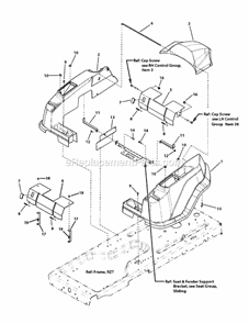 Part Location Diagram of 7104468YP Briggs and Stratton Decal deck 46
