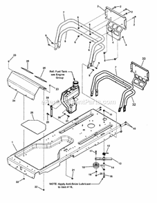 Electrical_Group Diagram and Parts List for RZT26520  Snapper Lawn Mower