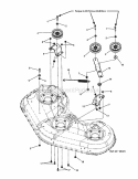 46 Deck Idler Group Diagram and Parts List for RZT27460 7800578 Snapper Lawn Tractor