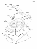 Height-Of-Cut Group Sl Push Diagram and Parts List for S19550EX  Snapper Lawn Mower
