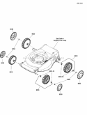 Wheels Group I75200Bb Tread Iii Diagram and Parts List for ERDP16575EX 881584 Snapper Lawn Mower