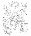 Frame Body Seat  Fuel Group - Evap Compliant (7502281) Diagram and Parts List for SC18330 7800762 Snapper Lawn Tractor